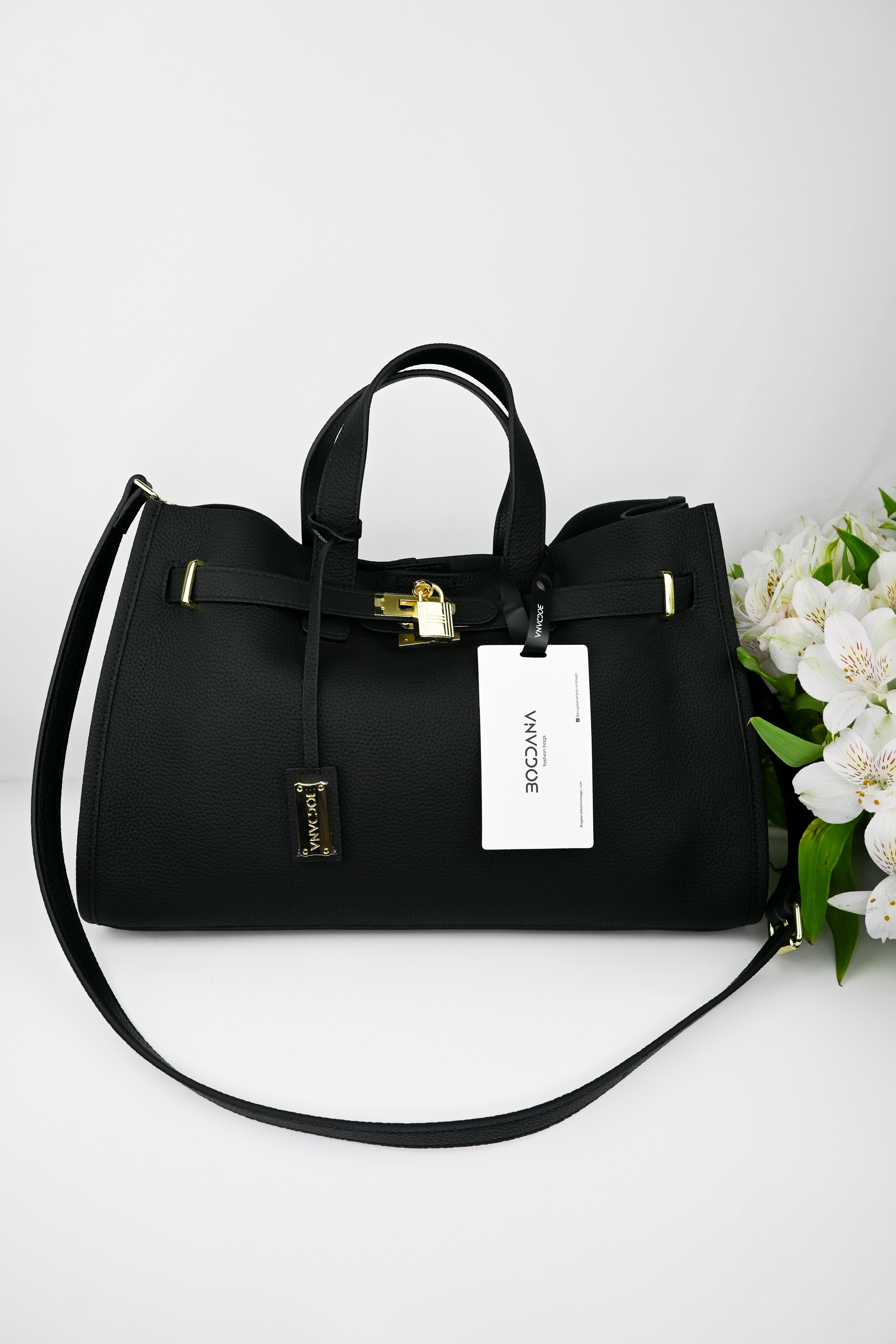 Bogdana Urban Luxe — Genuine Leather Power Tote – Women’s Shoulder Bag