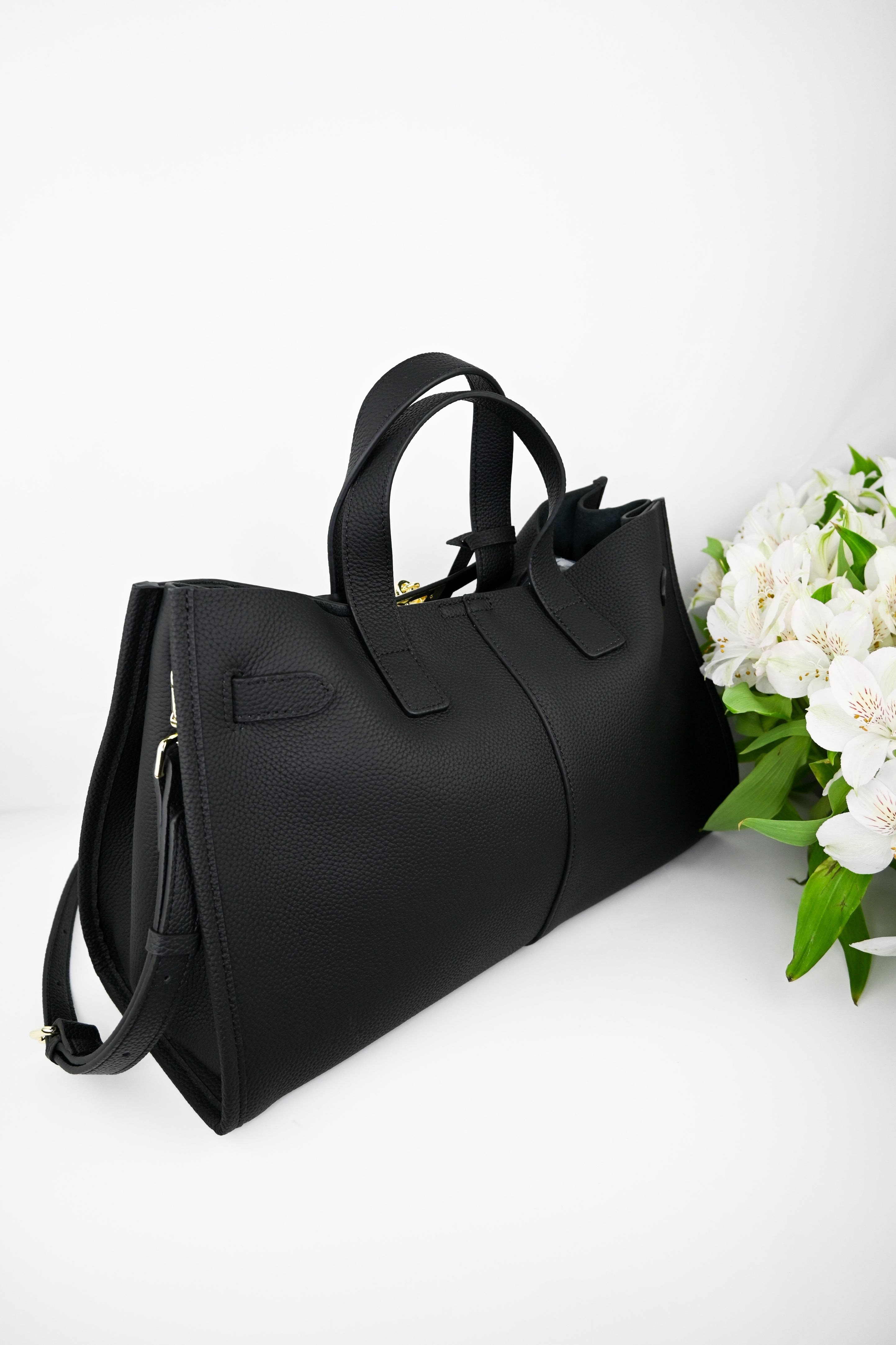 Bogdana Urban Luxe — Genuine Leather Power Tote – Women’s Shoulder Bag